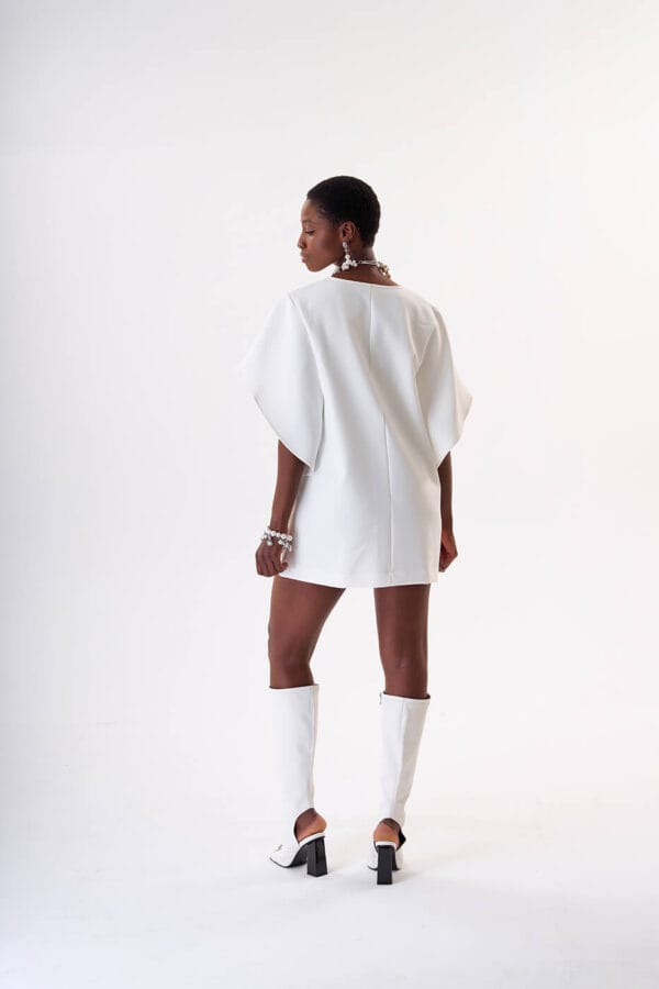 Vestido Mariposa Blanca - Imagen 4