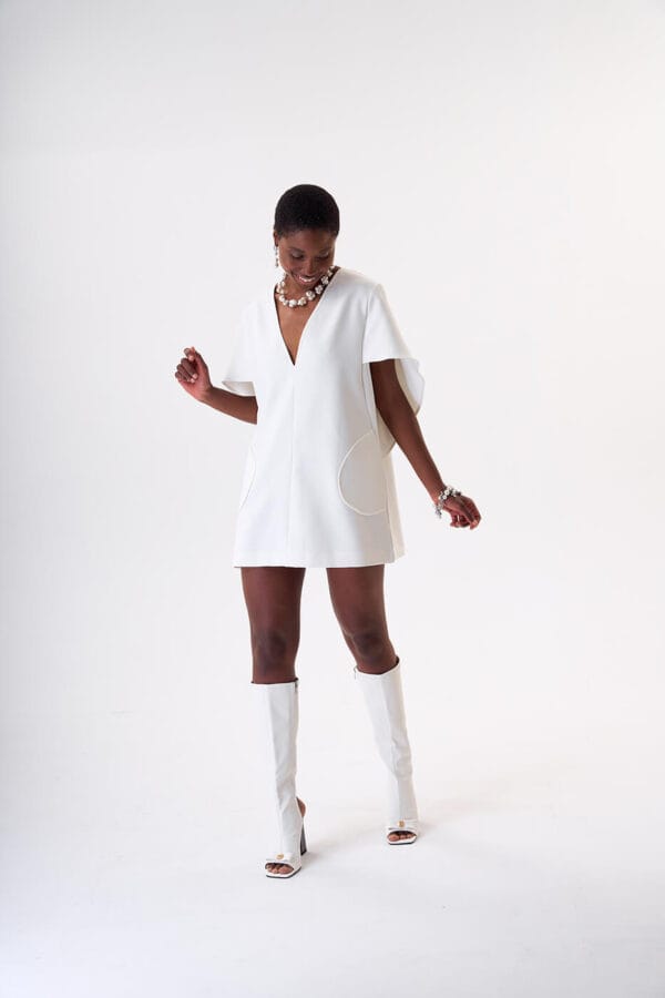 Vestido Mariposa Blanca - Imagen 2