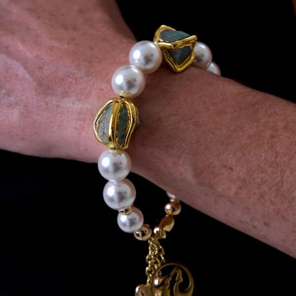 Brazalete Perlas Australianas
