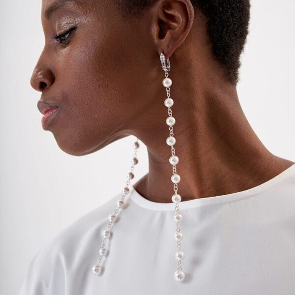 Pendientes Pearls Silver