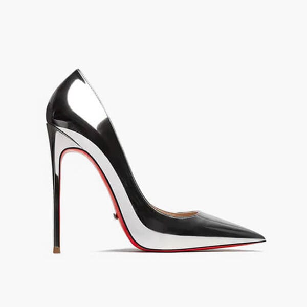Tacones Helena Plateada