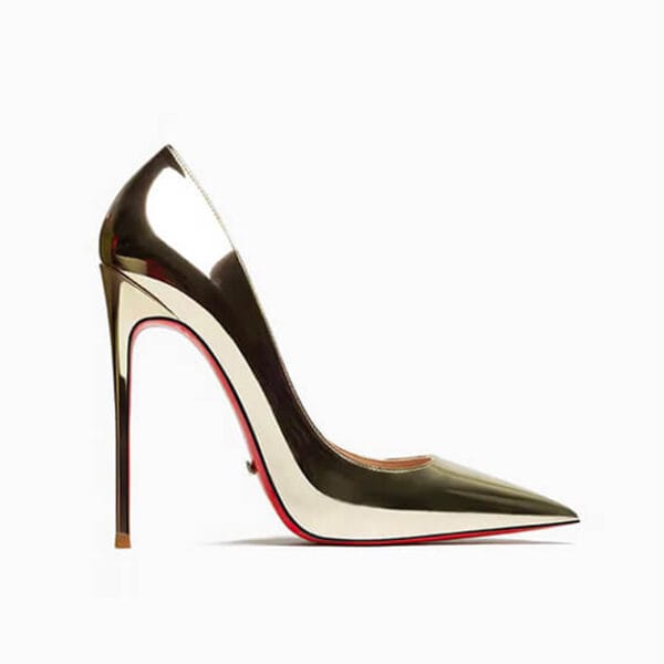 Tacones Helena Dorada