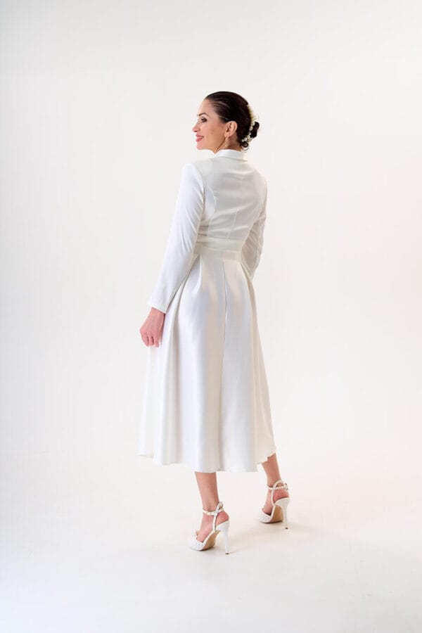 Vestido de Fiesta Blanco - Imagen 3